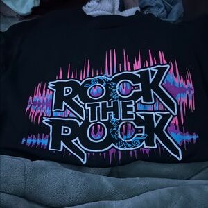 Rock The Rock Kids Graphic Tee - Black and Pink